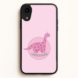 Cutiesaurus - Dinosaurs  - Dinosaurs Phone Case for iPhone XR