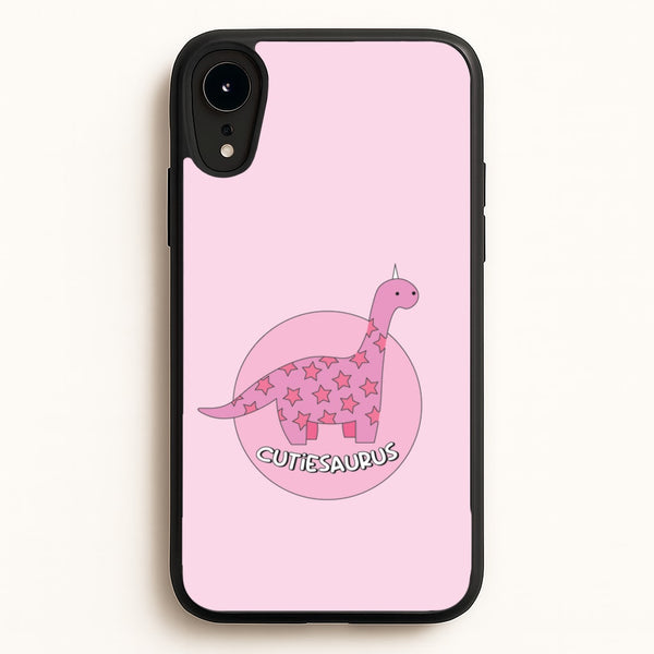 Cutiesaurus - Dinosaurs  - Dinosaurs Phone Case for iPhone XR