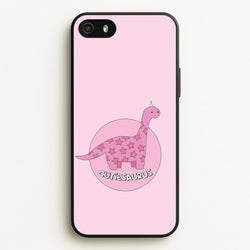 Cutiesaurus - Dinosaurs  - Dinosaurs Phone Case for iPhone 5 / 5s / SE 2016