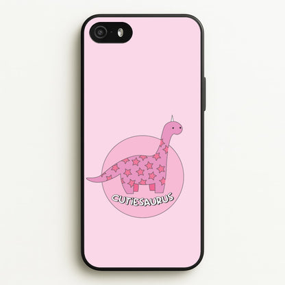 Cutiesaurus - Dinosaurs  - Dinosaurs Phone Case for iPhone 5 / 5s / SE 2016