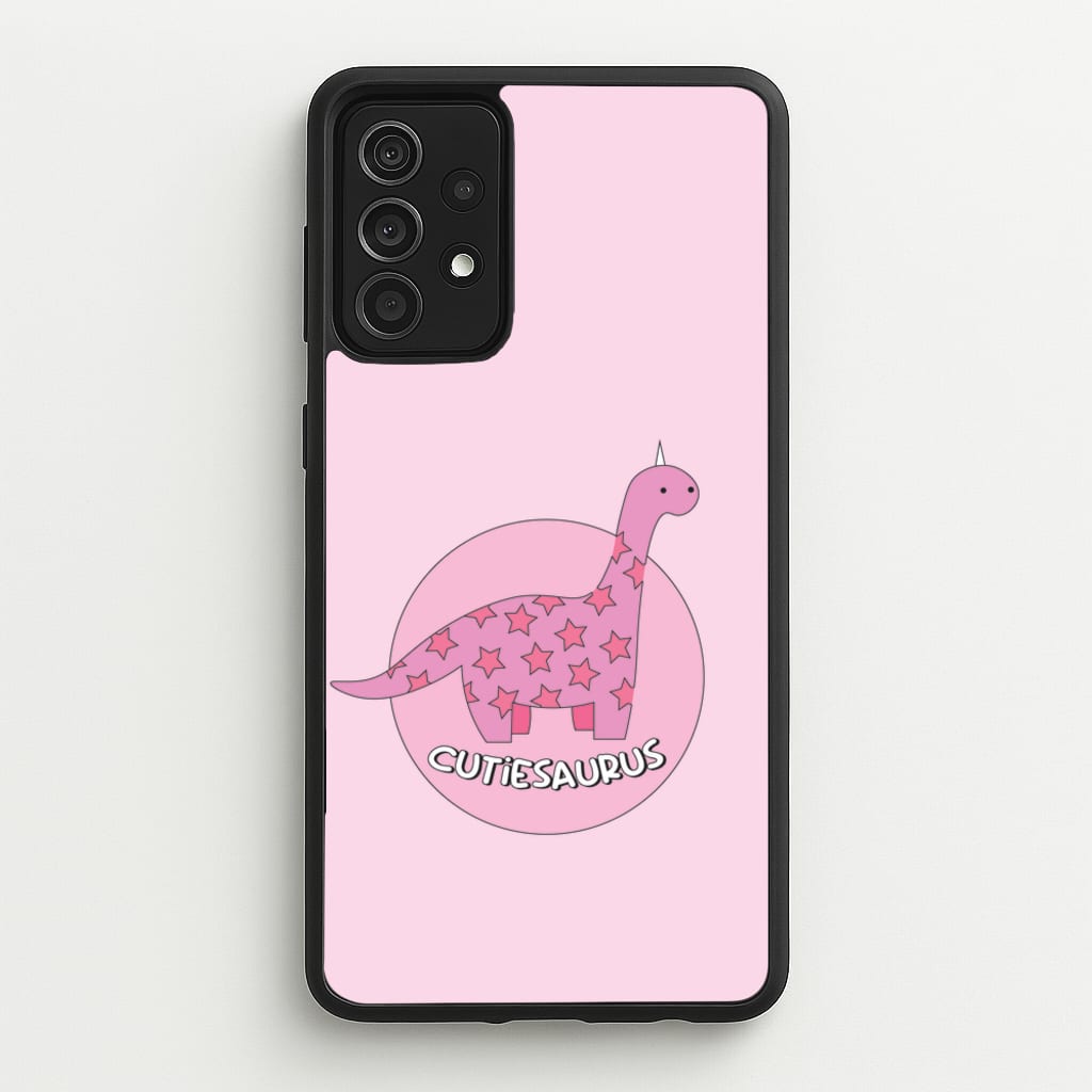 Cutiesaurus - Dinosaurs  - Dinosaurs Phone Case for Galaxy A52 / A52s