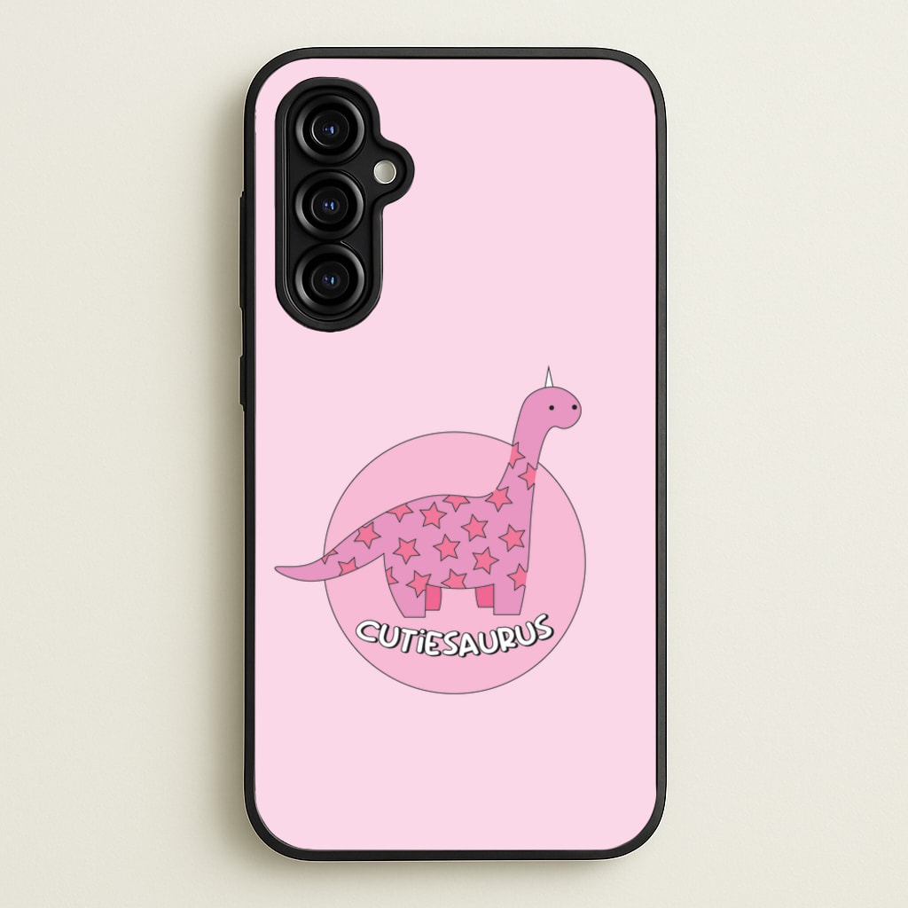Cutiesaurus - Dinosaurs  - Dinosaurs Phone Case for Galaxy A54