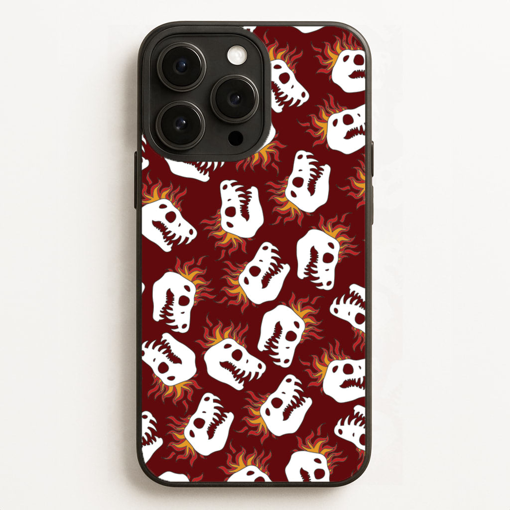 Bone Pattern - Dinosaurs  - Dinosaurs Phone Case for iPhone 16 Pro Max