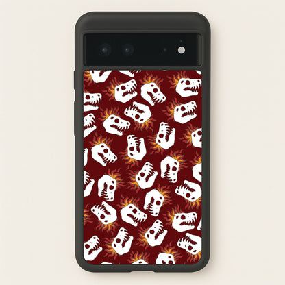 Bone Pattern - Dinosaurs  - Dinosaurs Phone Case for Google Pixel 6