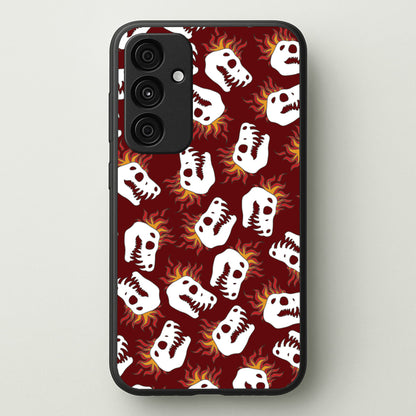 Bone Pattern - Dinosaurs  - Dinosaurs Phone Case for Galaxy A55