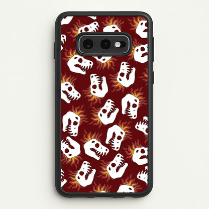 Bone Pattern - Dinosaurs  - Dinosaurs Phone Case for Galaxy S10e
