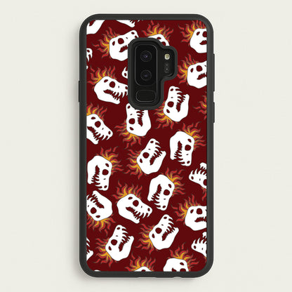 Bone Pattern - Dinosaurs  - Dinosaurs Phone Case for Galaxy S9 Plus