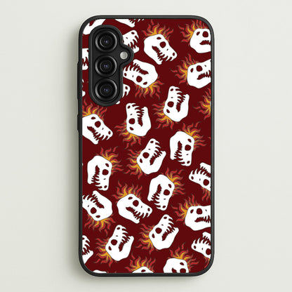 Bone Pattern - Dinosaurs  - Dinosaurs Phone Case for Galaxy A14