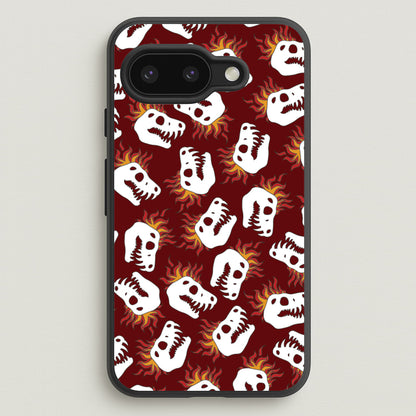 Bone Pattern - Dinosaurs  - Dinosaurs Phone Case for Google Pixel 9a