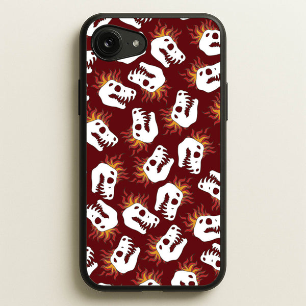 Bone Pattern - Dinosaurs  - Dinosaurs Phone Case for iPhone 16e