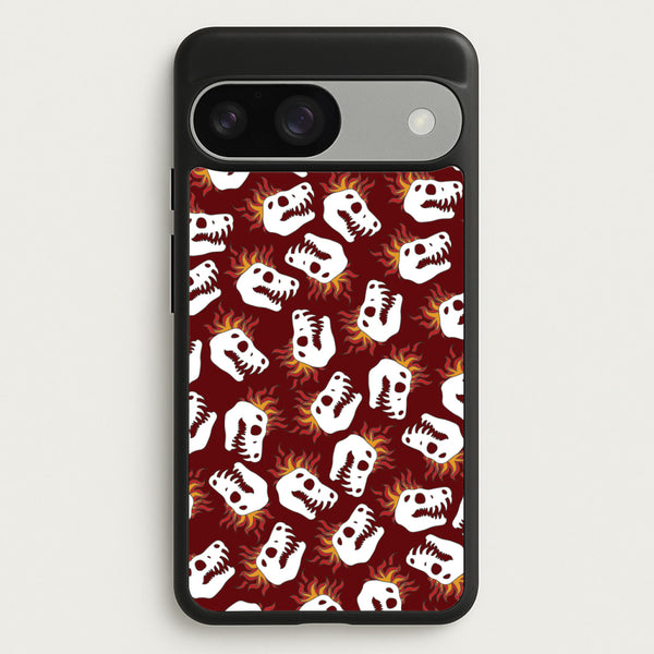 Bone Pattern - Dinosaurs  - Dinosaurs Phone Case for Google Pixel 9 / 9 Pro