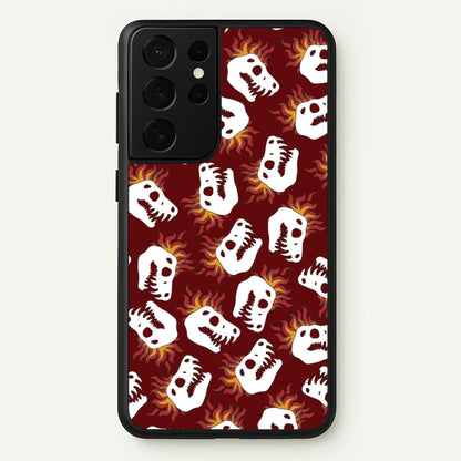 Bone Pattern - Dinosaurs  - Dinosaurs Phone Case for Galaxy S21 Ultra