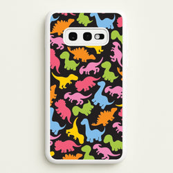 Dinosaurs Collage - Dinosaurs  - Dinosaurs Phone Case for Galaxy S10e