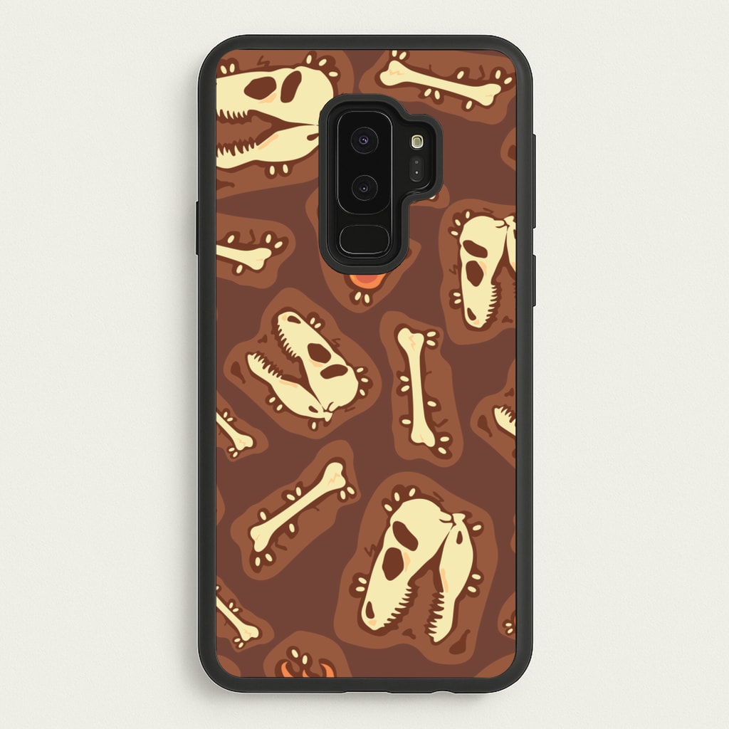 Bones And Skulls - Dinosaurs  - Dinosaurs Phone Case for Galaxy S9 Plus