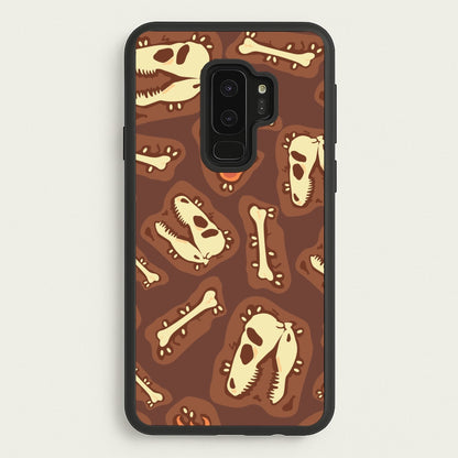 Bones And Skulls - Dinosaurs  - Dinosaurs Phone Case for Galaxy S9 Plus