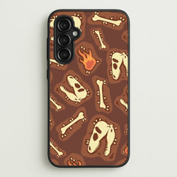 Bones And Skulls - Dinosaurs  - Dinosaurs Phone Case for Galaxy A14
