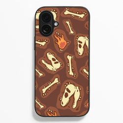 Bones And Skulls - Dinosaurs  - Dinosaurs Phone Case for iPhone 16 Plus