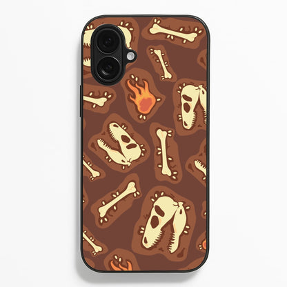 Bones And Skulls - Dinosaurs  - Dinosaurs Phone Case for iPhone 16 Plus