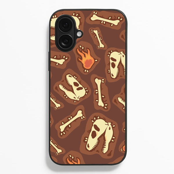 Bones And Skulls - Dinosaurs  - Dinosaurs Phone Case for iPhone 16 Plus