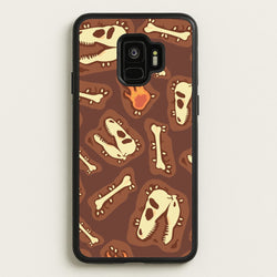 Bones And Skulls - Dinosaurs  - Dinosaurs Phone Case for Galaxy S9