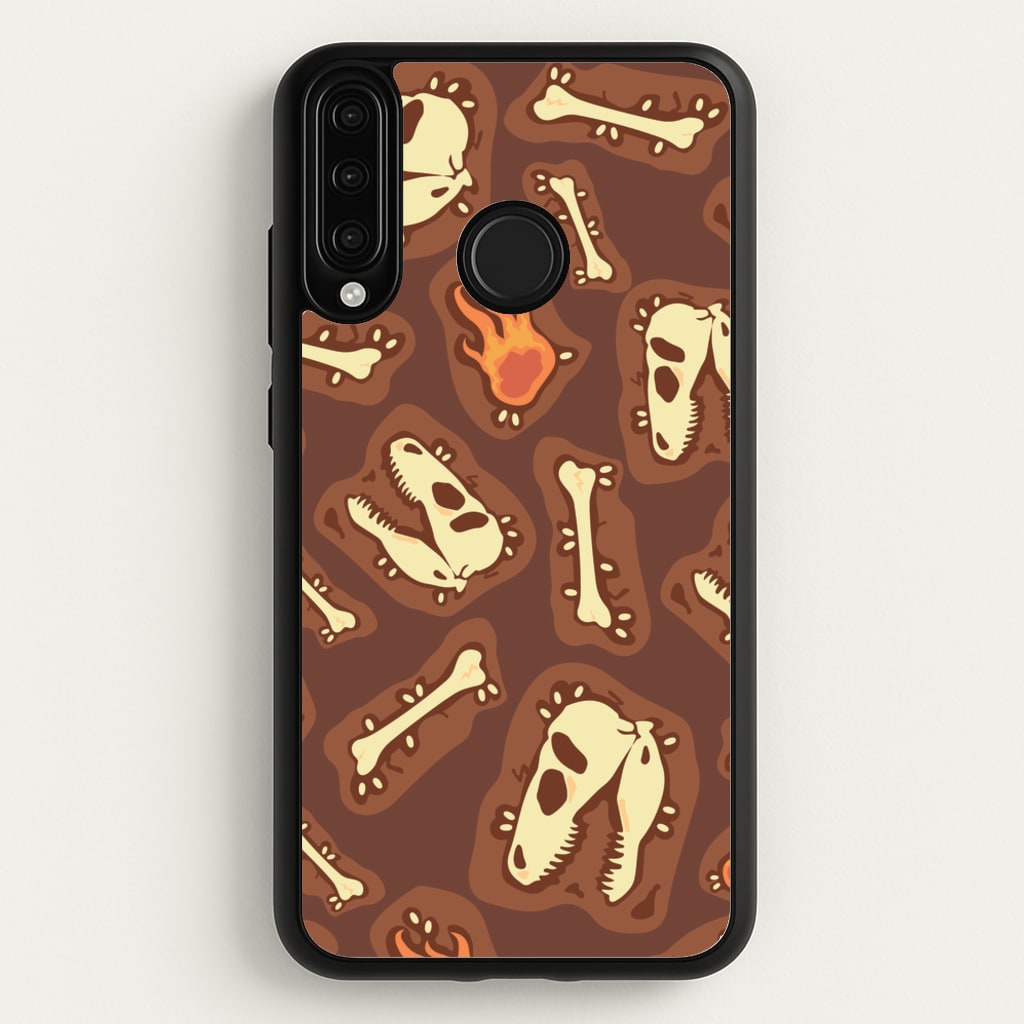 Bones And Skulls - Dinosaurs  - Dinosaurs Phone Case for Huawei P30 Lite