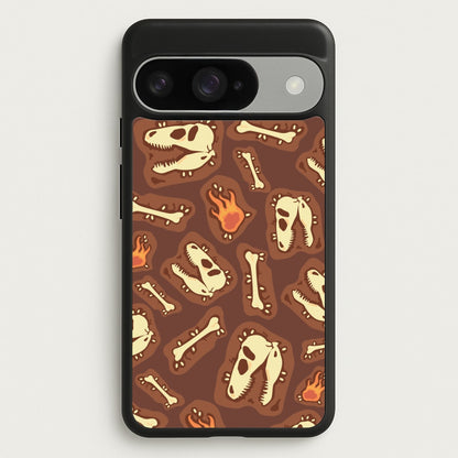 Bones And Skulls - Dinosaurs Phone Case for Google Pixel 10 / 10 Pro