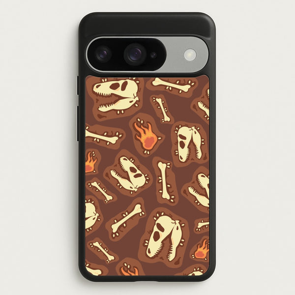 Bones And Skulls - Dinosaurs Phone Case for Google Pixel 10 / 10 Pro