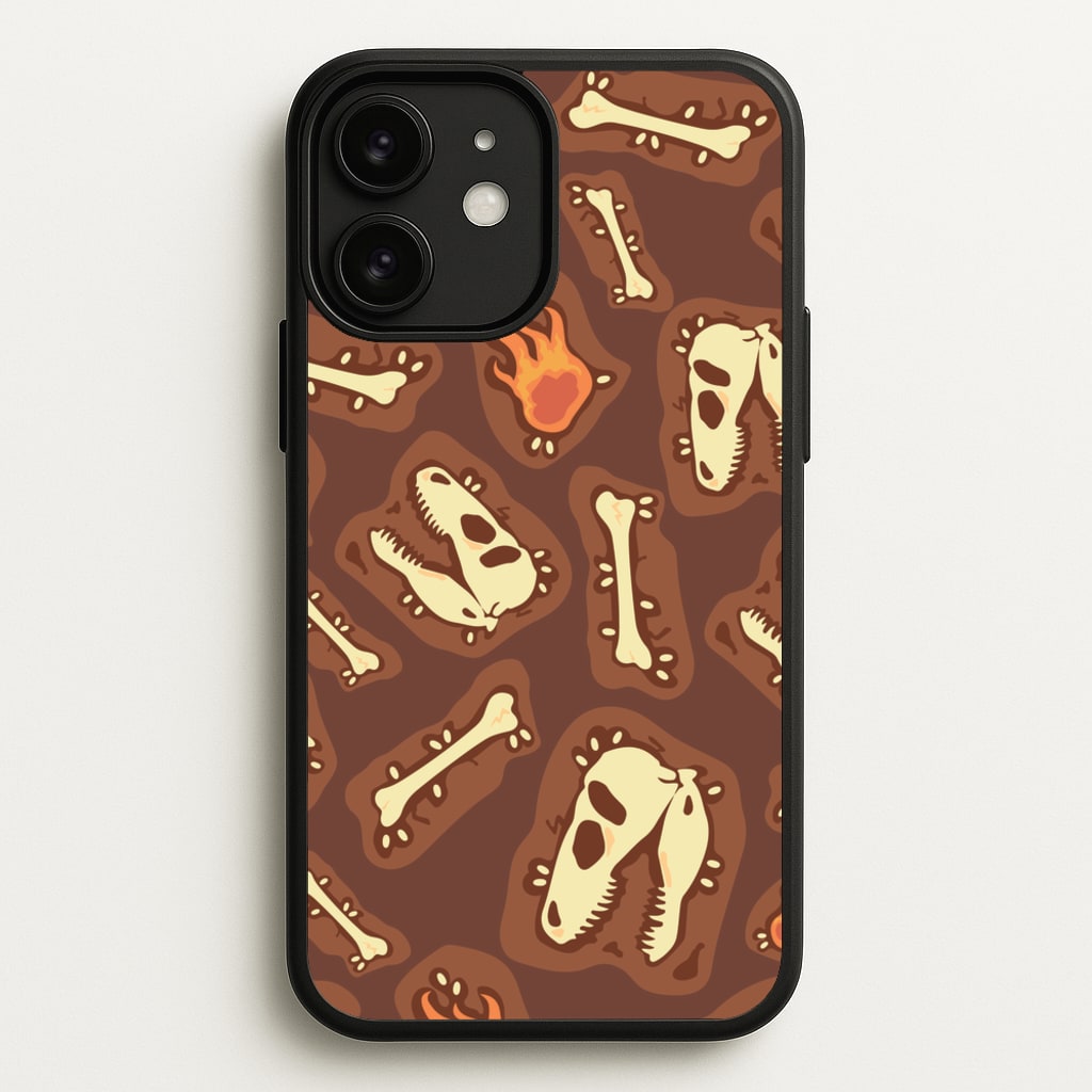 Bones And Skulls - Dinosaurs  - Dinosaurs Phone Case for iPhone 11