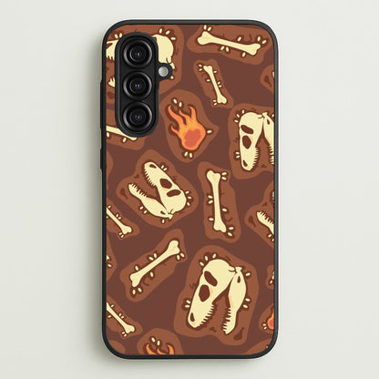 Bones And Skulls - Dinosaurs  - Dinosaurs Phone Case for Galaxy A16