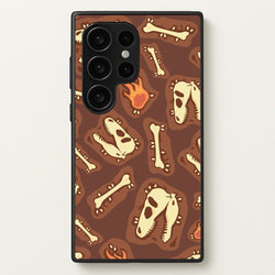Bones And Skulls - Dinosaurs  - Dinosaurs Phone Case for Galaxy S24 Ultra