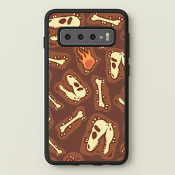 Bones And Skulls - Dinosaurs  - Dinosaurs Phone Case for Galaxy S10 Plus