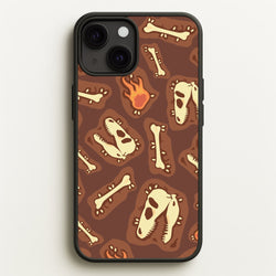 Bones And Skulls - Dinosaurs  - Dinosaurs Phone Case for iPhone 13 Mini