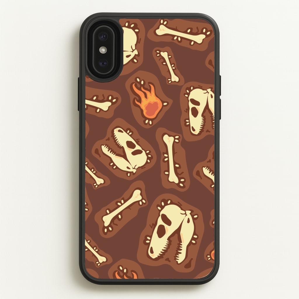 Bones And Skulls - Dinosaurs  - Dinosaurs Phone Case for iPhone XS Max
