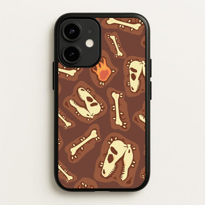 Bones And Skulls - Dinosaurs  - Dinosaurs Phone Case for iPhone 12 / 12 Pro