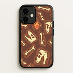 Bones And Skulls - Dinosaurs  - Dinosaurs Phone Case for iPhone 12 Mini