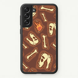 Bones And Skulls - Dinosaurs  - Dinosaurs Phone Case for Galaxy S21FE