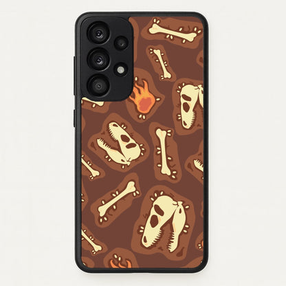 Bones And Skulls - Dinosaurs  - Dinosaurs Phone Case for Galaxy A53