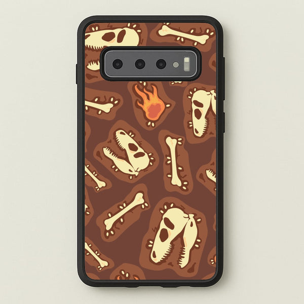 Bones And Skulls - Dinosaurs  - Dinosaurs Phone Case for Galaxy S10