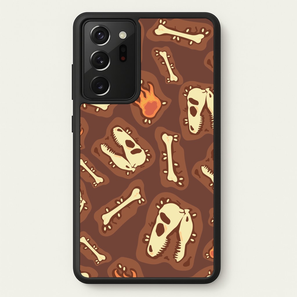 Bones And Skulls - Dinosaurs  - Dinosaurs Phone Case for Galaxy Note 20 Ultra