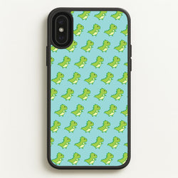 Green Dinosaurs Pattern - Dinosaurs  - Dinosaurs Phone Case for iPhone XS Max