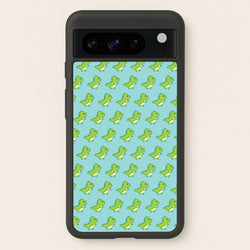 Green Dinosaurs Pattern - Dinosaurs  - Dinosaurs Phone Case for Google Pixel 8 Pro
