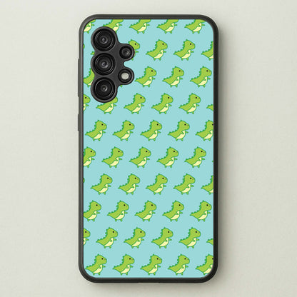 Green Dinosaurs Pattern - Dinosaurs  - Dinosaurs Phone Case for Galaxy A13