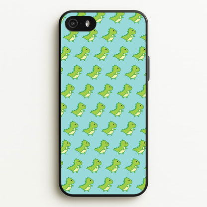 Green Dinosaurs Pattern - Dinosaurs  - Dinosaurs Phone Case for iPhone 5 / 5s / SE 2016