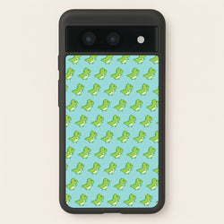 Green Dinosaurs Pattern - Dinosaurs  - Dinosaurs Phone Case for Google Pixel 8a