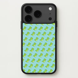 Green Dinosaurs Pattern - Dinosaurs Phone Case for iPhone 17 Pro