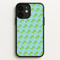 Green Dinosaurs Pattern - Dinosaurs  - Dinosaurs Phone Case for iPhone 11