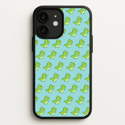 Green Dinosaurs Pattern - Dinosaurs  - Dinosaurs Phone Case for iPhone 11