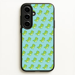 Green Dinosaurs Pattern - Dinosaurs  - Dinosaurs Phone Case for Galaxy A56