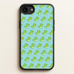 Green Dinosaurs Pattern - Dinosaurs  - Dinosaurs Phone Case for iPhone 6 / 7 / 8 / SE