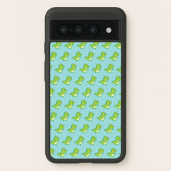 Green Dinosaurs Pattern - Dinosaurs  - Dinosaurs Phone Case for Google Pixel 7 Pro